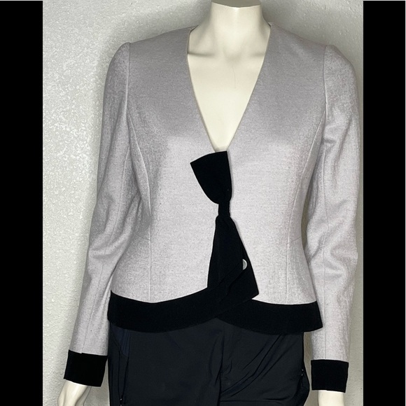 Elevenses by Anthropologie wool Blend Blazer Sz 10 - Picture 2 of 10